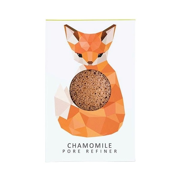 The Konjac Sponge Company Konjac Mini Pore Refiner Woodland Fox