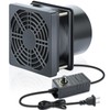 Wathai 80mm 12V DC Axial Exhaust Fan Small Fume Extractor