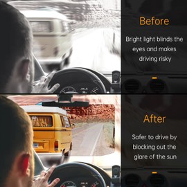 Sun Visor Extender for Car Visor Extender Sun Blocker with Polarized Glare Protection Safe Driving Accessories Extender Universal UV-Filtering Protection