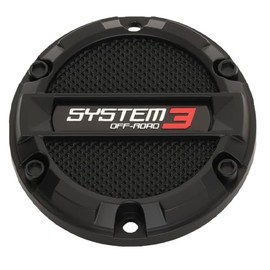 System 3 SB-8 Center Wheel Cap Flat 6x5.5 - Matte Black [CAPS3-160]