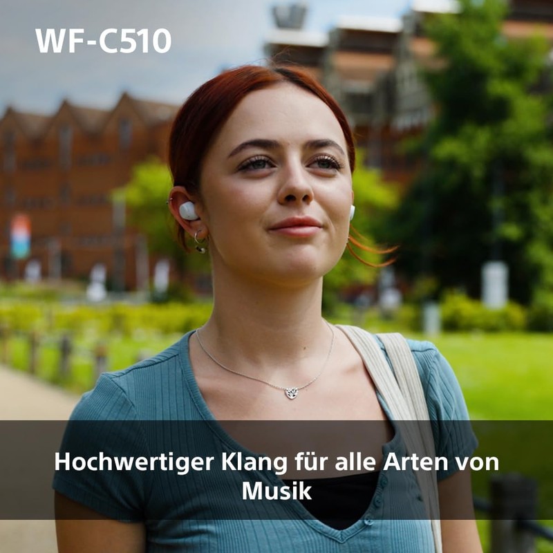 Sony WF-C510 Truly Wireless Kopfhörer - Klein, leicht, Bluetooth In-Ear