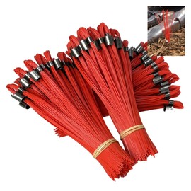 Trail Chasers Survey Marking Flags 6" (Marking Whiskers), Orange, 75 Count – High Visibility for Construction, Landscaping & Property Lines (Flags Only)