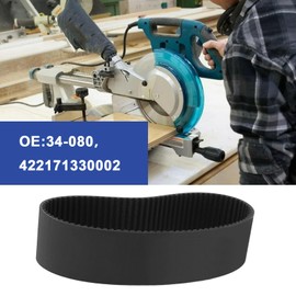 The Lord of the Tools 2PCS Miter Saw Drive Belt Replacement Part 34-080 422171330002 Compatible with Delta Type 1 Miter Saw Compatible with Delta Type 2 Miter Saw Drive Belt Set