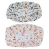 2pcs Baby Diaper Changing Covers Printing Cotton Yarn Removable Infant