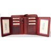 Bull Burry Spacious Dark Red Large RFID Leather Wallet Whole