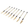 10Pcs Metal Memo Clips Gold Color Electroplated Safe Light Strong