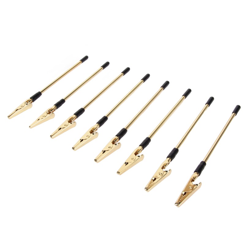 10Pcs Metal Memo Clips Gold Color Electroplated Safe Light Strong