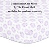 Purple Lilac Floral Medallion Baby Girl Changing Pad Cover by
