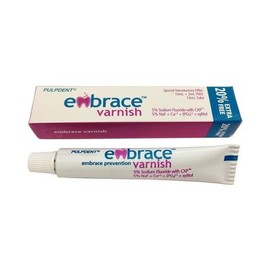 Pulpdent Corp Pulpdent FVT Embrace Varnish 5% Sodium Fluoride with CXP Tube 12 mL