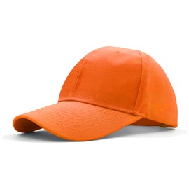 AHLPO Baseball Cap Men Women - Adjustable Baseball Cap, Unisex Peaked Cap for Leisure Outdoor Sports Tennis Golf Travel Baseball Cap Sun Protection Cap Men Women, orange