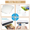 Clear Thermal Laminating Pouches Laminating Sheets for Use with Thermal