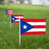 Anley Puerto Rico Mini Flag 12 Pack - Hand Held
