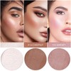 FALOCUTUS 3 Pcs UNIVERSAl Contour Stick Set,Cream Blush & Highlighter