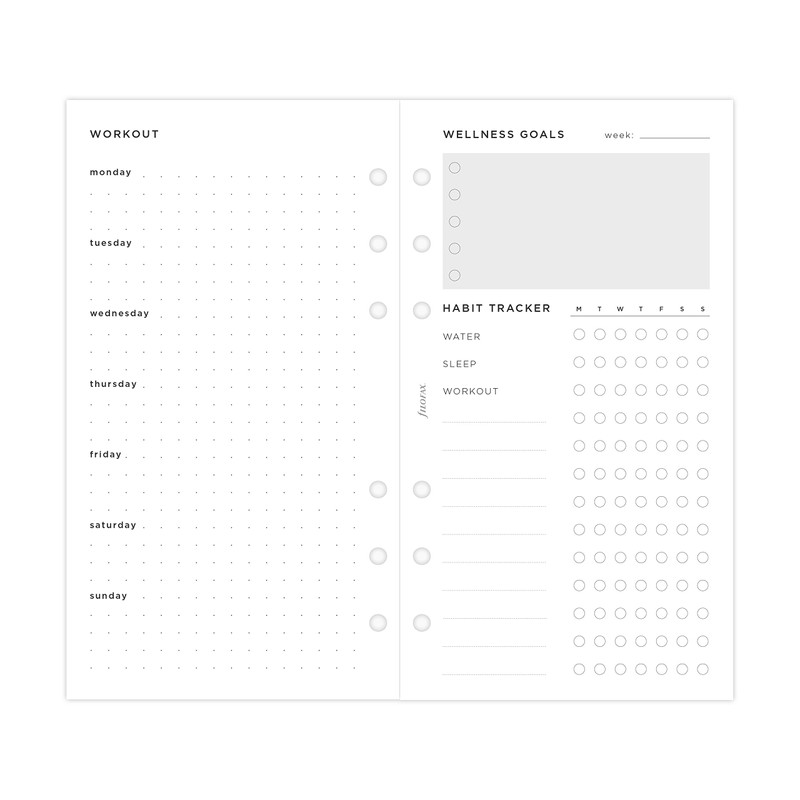 Personal Minimal Wellness Tracker Pack