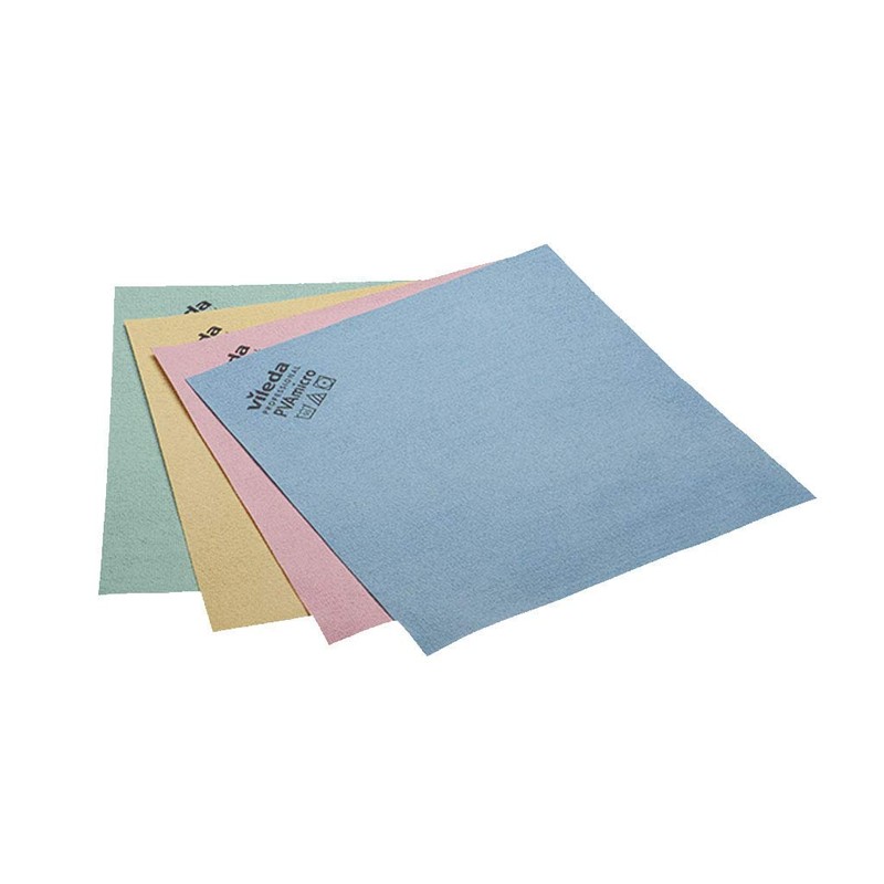 Vileda Professional PVAmicro Cloth, Yellow , Pack of 5