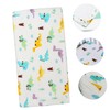 BIUDECO Dinosaur Pattern Crib Fitted Sheet Cotton Cradle Sheet Breathable