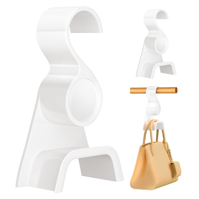 BOCONY Purse Hanger for Closet 6 Pcs, Acrylic Purse Organizer