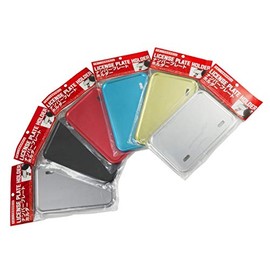 Bike Parts Center 900118 License Plate Base Square 50cc - 125cc Red