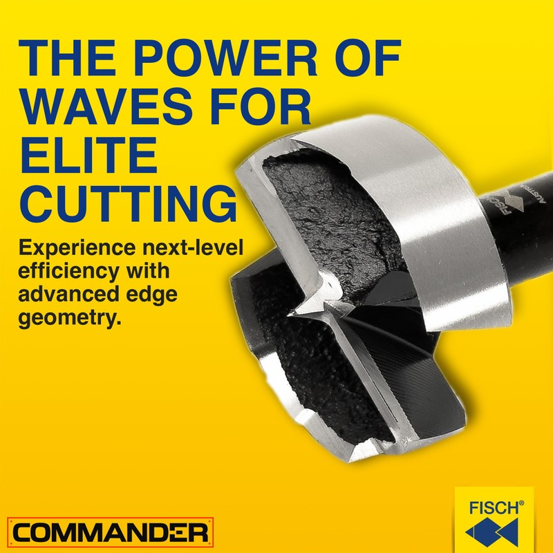 Fish Wave Forstner Drill SP Cutter Shaft 8 mm Drill