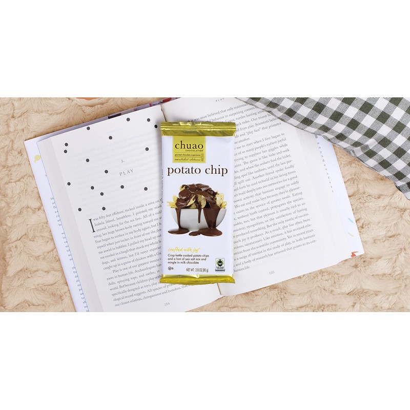 Chuao Chocolatier Potato Chip Milk Chocolate Bars | Gourmet No