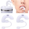 DC,CLISENCE 2PCS Anti Wrinkle Straw Cover, Food Grade Silicone Straw