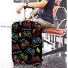 Subvise Video Game Luggage Covers for Game Lover,Suitcase Cover Protector