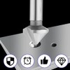 Fixinus 6-Piece Countersink Set Metal HSS 90° HSS Countersink Deburring