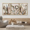 SIGNWIN Framed Canvas Print Wall Art Set Botanical Abstract Earthy