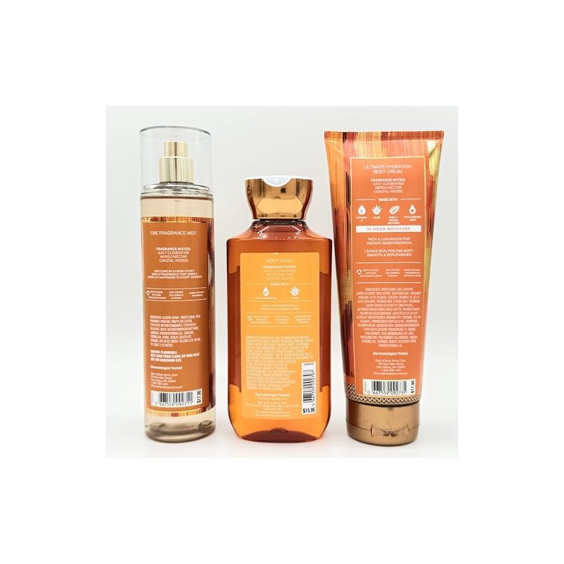 3-Piece Calypso Clementine Bath & Body Bundle | Fine Fragrance