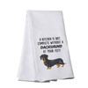 Dachshund Kitchen Towel Dachshund Owner Kitchen Decor Dachshund Mom Towel