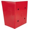 Fire Department Lock Box – Red Wall-Mounted Steel Emergency Key