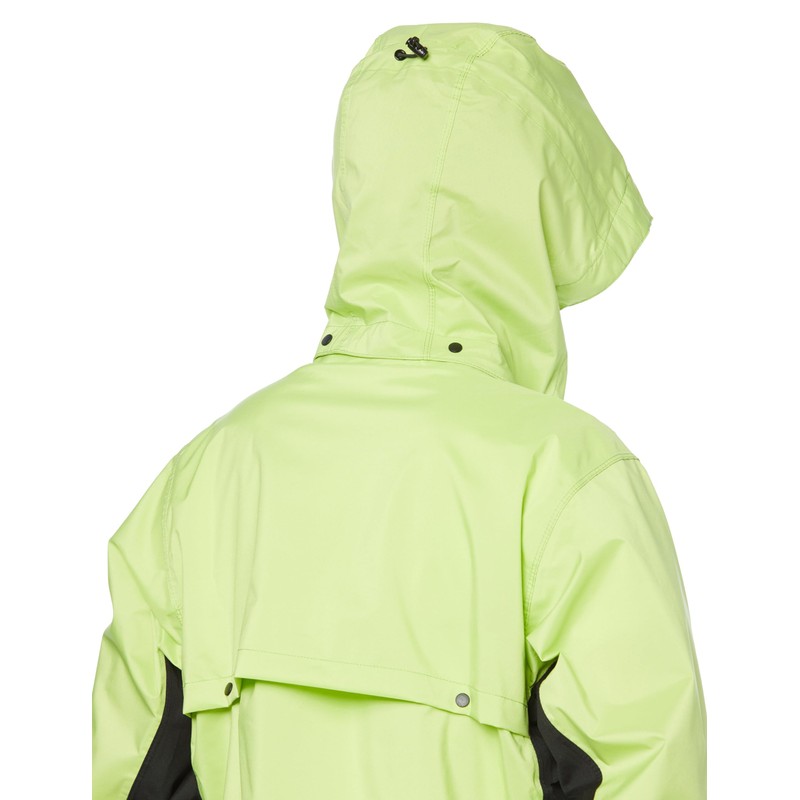 [Document] Rain Suit Helmet Compatible Hood Breathable Waterproof, lime