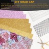 2025 Graduation Cap Decorations kit Graduation Cap Topper Blank, 12