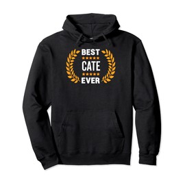 Best Cate Ever with Five Stars Name Cate Pullover Hoodie