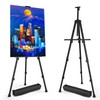 Art Painting Display Easel Stands - Portable Adjustable Aluminum Metal