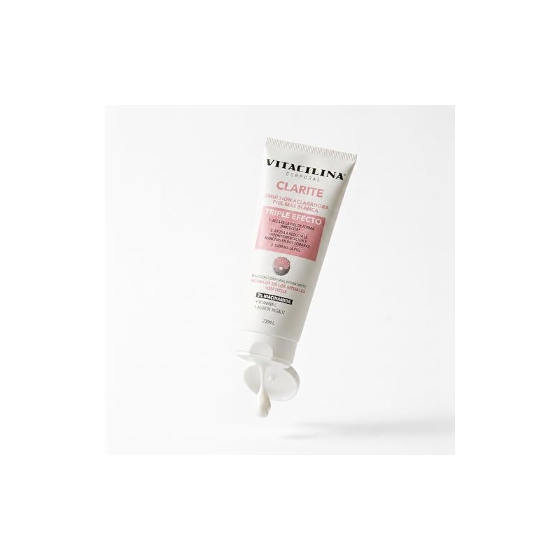 Clarite Emulsin Aclaradora 200 ml Con 3 Niacinamida, Vitamina C
