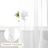 Hiasan Set of 2 Sheer Voile Curtains Living Room with