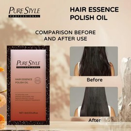 PureStyle 10 pieces Argan Oil & Olive Oil Hair Serum Oil 2 fl oz
