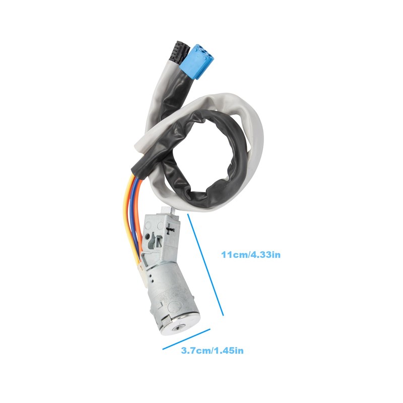 Konuooer Neiman Steering Wheel Lock Start Switch Ignition Switch with