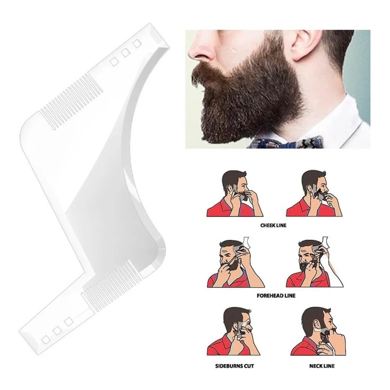 Peine Barba Bigote Para Maquina De Rasurar Y Navaja 3