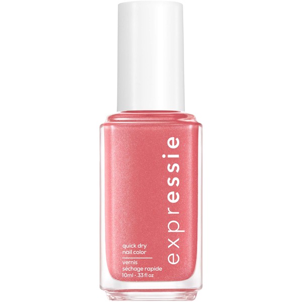 essie expressie Quick-Dry Vegan Nail Polish, Pink 030 Trend and Snap, 0.33 Ounces