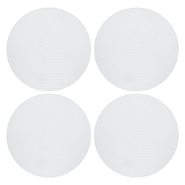 ACROPIX Universal 7 Inch Speaker Grills Mesh for Audio Subwoofer 182x6.5mm Grille without Frame White - Pack of 4