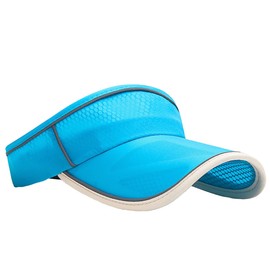 Buzz Selection CAQ535 Hat, Cap, Sun Visor, Mesh, Sports, Outdoor, Golf, Men's, Women's, blue (light), Free size