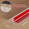 Benory T-Shaped Silicone Weather Stripping Door Seal Strip for Door