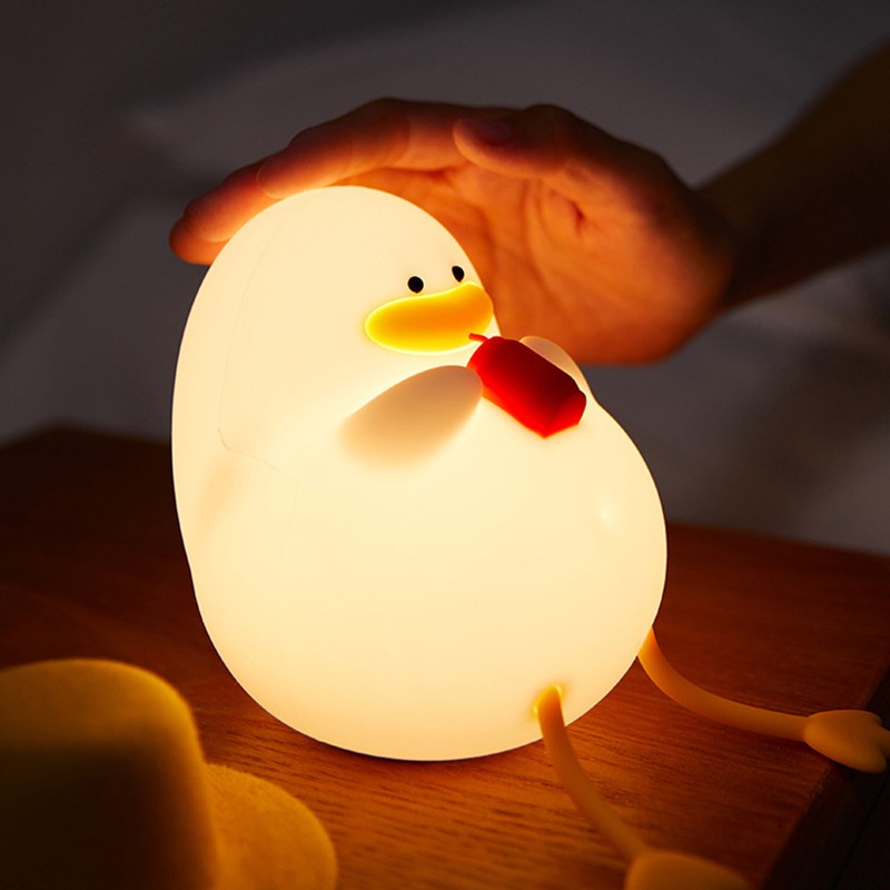 Silicone Night Light USB Charging Adjustable Brightness LED Soft Light
