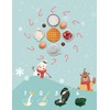 Bestron Mini Waffle Iron, Christmas Edition, Limited Edition, Waffle Maker