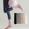 Mid-Calf Non-Slip Yoga Socks KeepFit Yoga Socks Grey/FREE 2ea