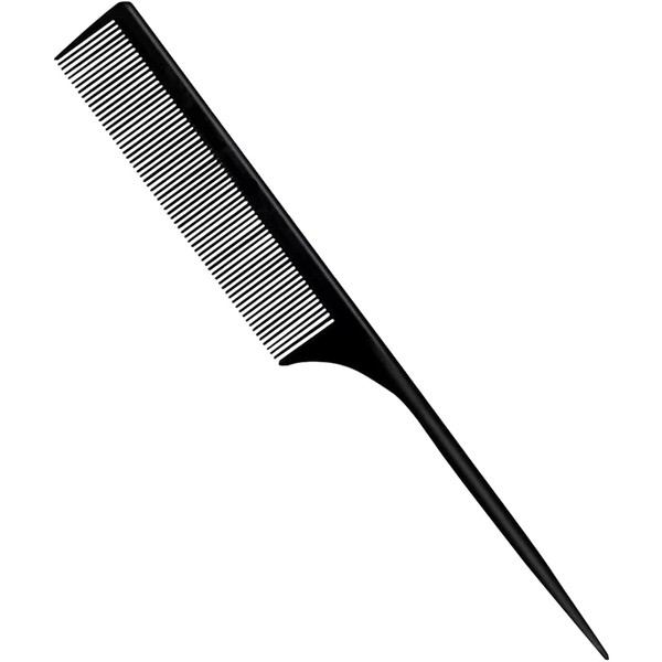 Smithya KUSI-06 Men's Comb, Hair Comb, Tail Comb, Ring Comb, Unisex, Anti-Static Styling, Suitable for Barber Barbers