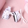 Lyreh 2 Pairs Mini Doll Shoes, Cute Mini Finger Canvas
