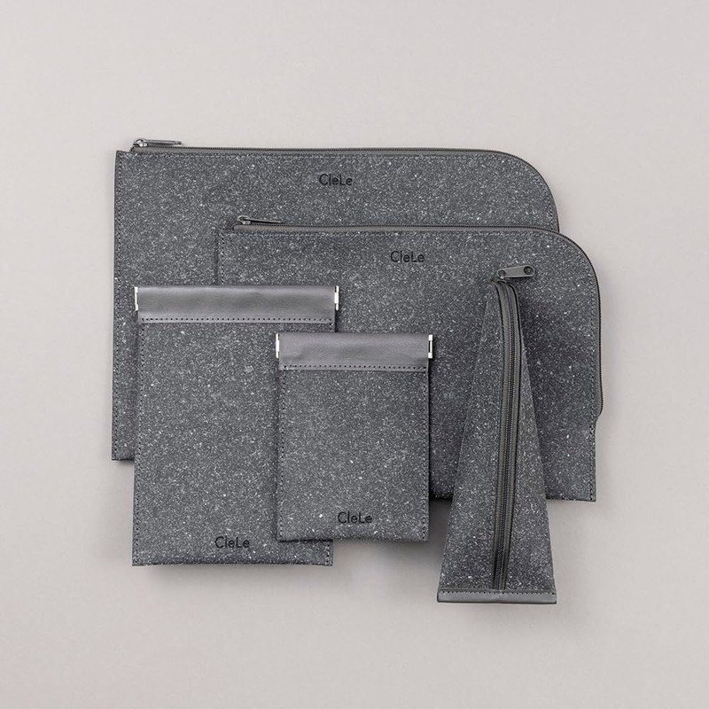 Nakabayashi CLL-FCB6GY Recycled Leather [Kurure] Flat Case B6 Gray
